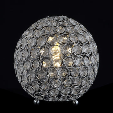 Gemma 8.25" Acrylic/Metal LED Table Lamp - JONATHAN Y